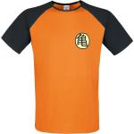 Schwarze Dragon Ball Rundhals-Ausschnitt T-Shirts für Herren Größe S 