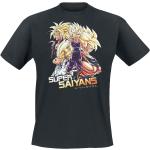 Schwarze Dragon Ball Rundhals-Ausschnitt T-Shirts für Herren Größe M 