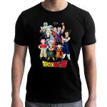 Schwarze Dragon Ball Son Goku T-Shirts aus Baumwolle Größe S 