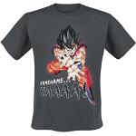 Graue Dragon Ball Son Goku T-Shirts für Herren Größe L 