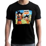 Schwarze Dragon Ball Son Goku T-Shirts aus Baumwolle Größe XL 