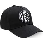Reduzierte Schwarze Elegante Dragon Ball Snapback-Caps mit Klettverschluss für Herren Einheitsgröße für den für den Sommer 
