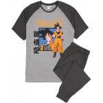 Anthrazitfarbene Dragon Ball Son Goku Herrenschlafanzüge & Herrenpyjamas Größe XL 
