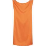 Orange Elegante Ärmellose COS Mini U-Boot-Ausschnitt Minikleider & kurze Kleider für Damen Größe S für den für den Sommer 