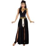 Schwarze Dreamgirl Cleopatra-Kostüme mit Pailletten aus Samt für Damen Größe S 
