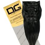 Dreamgirl 18 inch Colour 1 Clip On Hair Extensions