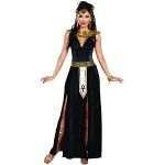 Schwarze Dreamgirl Cleopatra-Kostüme mit Pailletten aus Samt für Damen Größe L 
