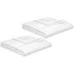 Weiße Gesteppte Dreamstar Bio 4-Jahreszeiten-Bettdecken & Ganzjahresdecken aus Polyester maschinenwaschbar 135x200 2-teilig für den für den Winter 