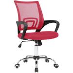 Rote Ergonomische Bürostühle & orthopädische Bürostühle  Breite 50-100cm, Höhe 50-100cm, Tiefe 50-100cm 1-teilig 