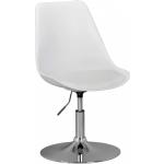 Weiße Moderne Ergonomische Bürostühle & orthopädische Bürostühle  aus Kunststoff höhenverstellbar Breite 0-50cm, Höhe 50-100cm, Tiefe 0-50cm 