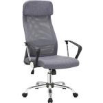 Reduzierte Graue SalesFever Bürostühle mit Kopfstütze aus Stoff gepolstert Breite 50-100cm, Höhe 100-150cm, Tiefe 50-100cm 