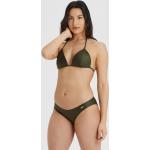 Olivgrüne Unifarbene Arena Bikini-Tops ohne Verschluss aus Polyamid für Damen Größe M 