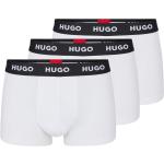 Weiße HUGO BOSS HUGO Herrenboxershorts aus Baumwollmischung Größe XS 3-teilig 