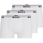 Weiße HUGO BOSS BOSS Herrenboxershorts aus Baumwolle Größe XXL 3-teilig 