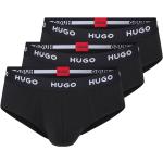 Schwarze HUGO BOSS HUGO Herrenslips & Herrenpanties aus Baumwollmischung Größe XS 3-teilig 