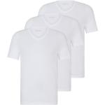Weiße HUGO BOSS BOSS V-Ausschnitt T-Shirts aus Baumwolle für Herren Größe XXL 3-teilig 