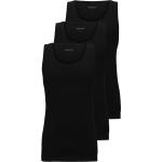 Schwarze HUGO BOSS BOSS Herrenunterhemden aus Baumwolle Größe S 3-teilig 