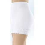 Weiße bader Oeko-Tex Feinripp-Unterhosen aus Baumwolle für Damen Größe L 3-teilig 