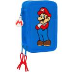 Blaue Super Mario Mario Schlampermäppchen zum Schulanfang 