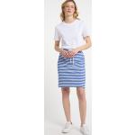 Reduzierte Blaue Gestreifte Maritime DreiMaster Baumwollröcke aus Baumwolle für Damen Größe XS für den für den Sommer 