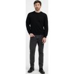 Reduzierte Schwarze Unifarbene DreiMaster Rundhals-Ausschnitt Herrensweatshirts Größe XL 