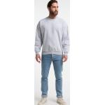 Graue Melierte Maritime Herrensweatshirts aus Baumwollmischung Größe S 