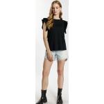Reduzierte Schwarze Vintage DreiMaster T-Shirts aus Baumwolle für Damen Größe XL 
