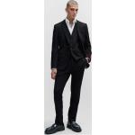 Schwarze HUGO BOSS HUGO Businesskleidung aus Baumwolle für Herren 3-teilig 
