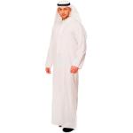 Weiße Midi Orient-Kostüme aus Baumwolle für Herren Größe XL 