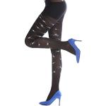 Schwarze Faschingsstrumpfhosen aus Nylon für Damen Größe M 