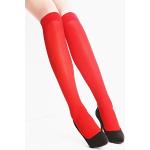 Rote Karneval-Strümpfe & Fasching-Socken für Damen 