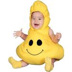 Gelbe Emoji Smiley Kinderkleider mit Klettverschluss für Babys 