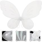 Weiße Schmetterlingsflügel für Kinder 