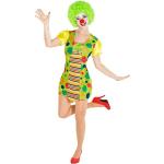 Grüne Clown-Kostüme & Harlekin-Kostüme aus Polyester für Damen Größe XXL 