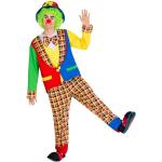 Gelbe Clown-Kostüme & Harlekin-Kostüme aus Polyester für Herren Größe XXL 