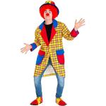 Gelbe Clown-Kostüme & Harlekin-Kostüme aus Polyester für Herren Größe XL 