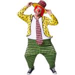 Grüne Clown-Kostüme & Harlekin-Kostüme aus Polyester für Herren Größe XXL 