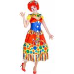 Bunte Clown-Kostüme & Harlekin-Kostüme aus Polyester für Damen Größe XXL 