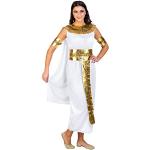 Goldene Maxi Cleopatra-Kostüme aus Polyester für Damen Größe S 