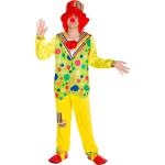 Bunte Clown-Kostüme & Harlekin-Kostüme aus Polyester für Herren Größe L 