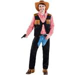Bunte Karo Cowboy-Kostüme aus Polyester für Herren Größe XL 
