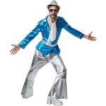 Blaue Hippie-Kostüme & 60er Jahre Kostüme aus Polyester für Herren Größe XXL 
