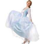 Blaue Cinderella Prinzessin-Kostüme aus Polyester für Damen Größe XL 