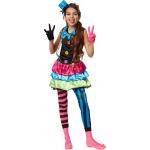 Bunte Clown-Kostüme & Harlekin-Kostüme aus Jersey für Damen 
