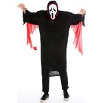 dressmeup DRESS ME UP - M-0001 Kostüm Herren Damen Unisex Halloween Geist Gespenst Serienkiller Edvard Munch Scream Schrei Gr M/L