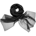 Reduzierte Schwarze Elegante Dresstells Pashmina-Schals aus Chiffon Handwäsche für Damen Größe S 