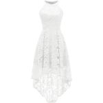 Reduzierte Weiße Elegante Dressystar Maxi Schulterfreie Lange Abendkleider aus Spitze für Damen Übergrößen für die Braut 