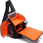 Orange Spiegelreflex Kamerataschen mit Reißverschluss Wasserdicht klein 