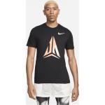 Schwarze Nike Dri-Fit T-Shirts mit Basketball-Motiv für Herren Größe 4 XL 