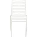 Weiße Driade Pip-e Designer Stühle stapelbar 